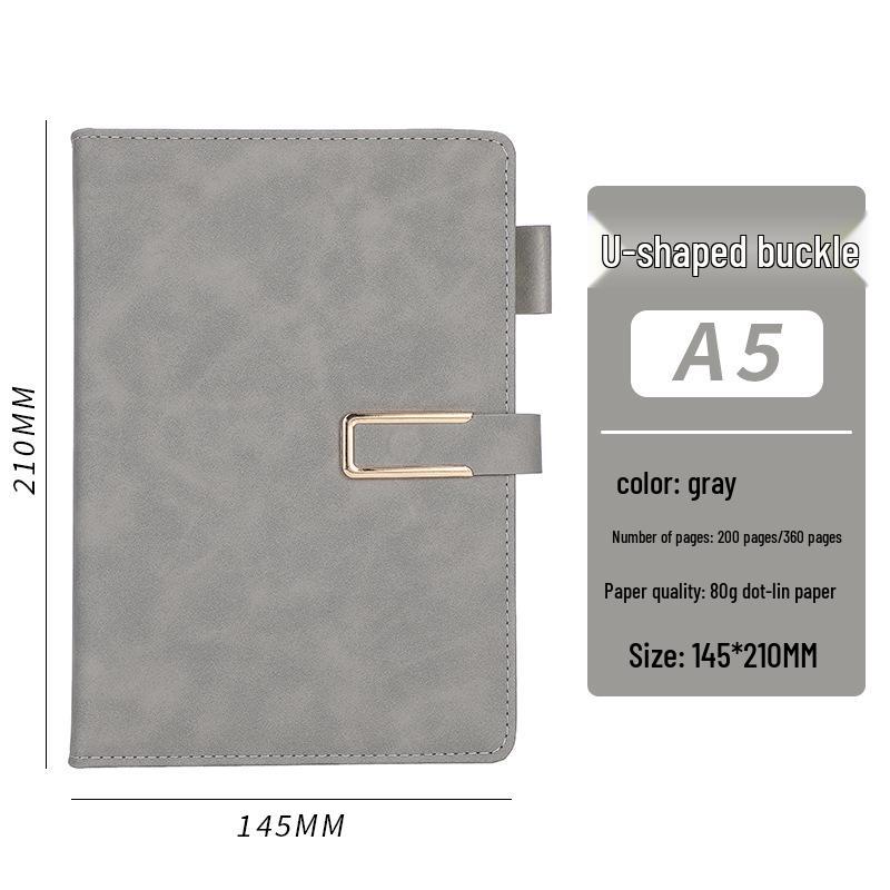 Carnet de Notes Business Épais A5 - Journal Intime Minimaliste, Logo Personnalisable
