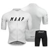 Mens Road Cycling Jersey Shorts Set Breathable Milk Silk Fabric Quick-Dry Performance Wear Riding