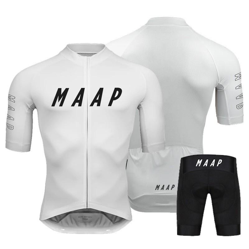 Mens Road Cycling Jersey Shorts Set Breathable Milk Silk Fabric Quick-Dry Performance Wear Riding