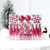 Electroplated Snowflake Christmas Ball Shaped Ball Box Christmas Tree Decoration Pendant Christmas Decoration Plastic Ball
