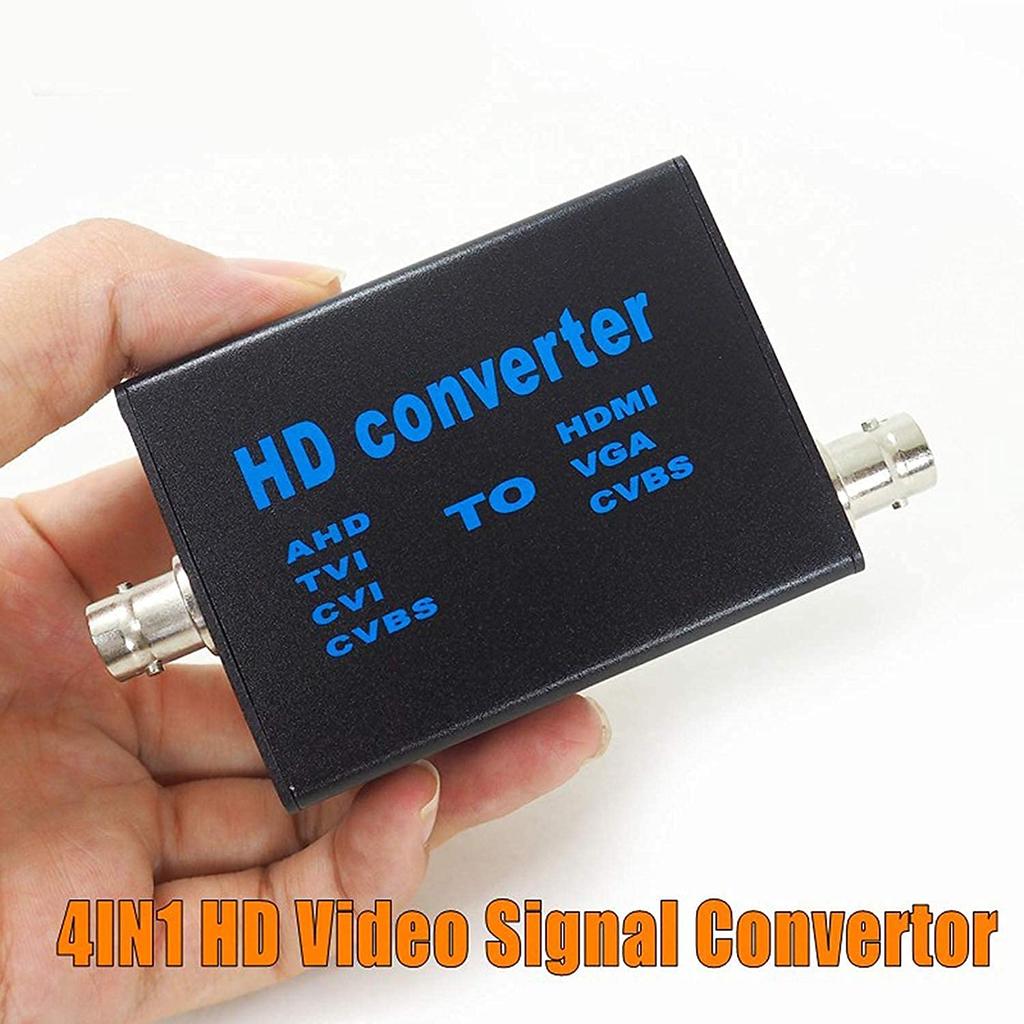 AHD41 4 In Convert Signal To Video Signal Converter 1, AHD/TVI/CVI/CVBS HDMI/CVBS
