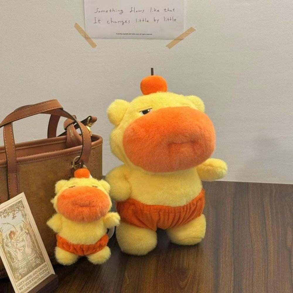 Capybara Water Dolphin Doll Pendant Cartoon Stuffed Dolphin Doll Keyring  Kids Toy