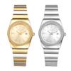 Women's Luminous Analog Watch, Simple Design: Waterproof, Calendar, Stainless Steel Strap, Gold or Silver, Fashion Accessory - Valentine's Day,