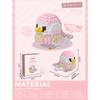 Cute Colorful Parrot Small Particle Building Block Micro Blocks Toys Sets Animals 3D Models Ornament Gifts