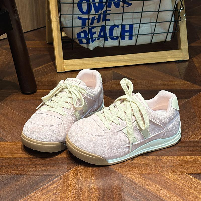Sneakers Women's New Versatile Niche Casual Lightweight Campus Style Flat-bottomed Bread Shoes