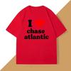 I Love Chase Atlantic T Shirt Unisex WOMEN Clothing Harajuku Clothes Casual Short Sleeve Tops Cotton Clothes Graphic T Shirts