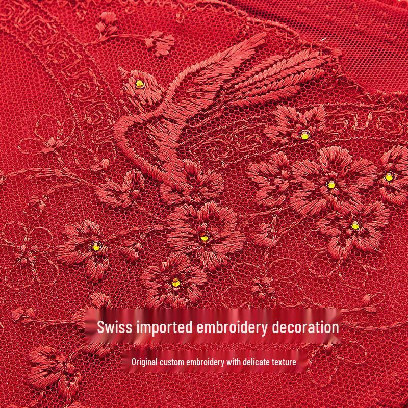 Maniform Women's Red Lace Low-Rise Panties