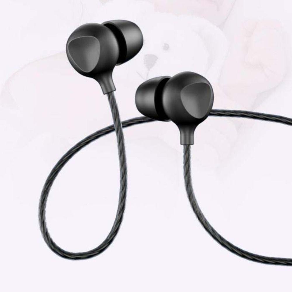 Type C Sleep Earphones Silicone In-Ear Headphones Music Earbuds Noise Cancelling Earphones Sleep
