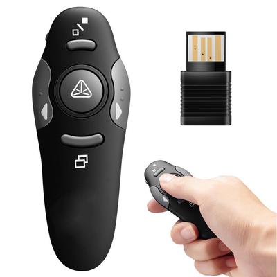 2.4 Ghz RF Pointer Kalem Kablosuz USB Power Point Presenter Uzaktan Kumanda Lazer Kalem Kablosuz Uzaktan Kırmızı Lazer Pointer