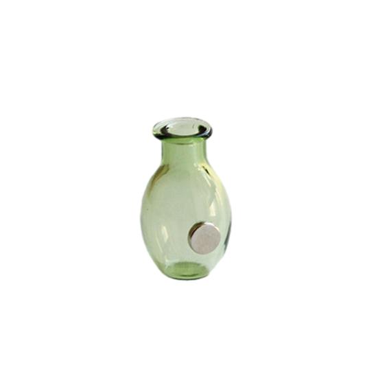 Mini Glass Vase Refrigerator Magnet, 3D Miniature Vase Fridge Magnet, DIY Flower Vase Refrigerator Magnet for Home Office Kitchen Decoration