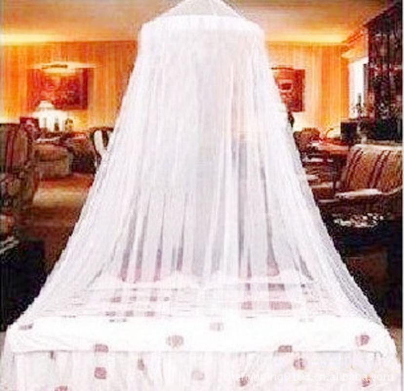 Summer Hung Dome Mosquito Net For Double Bed Summer Polyester Mesh Fabric Home Bedroom Adults Hanging Decor