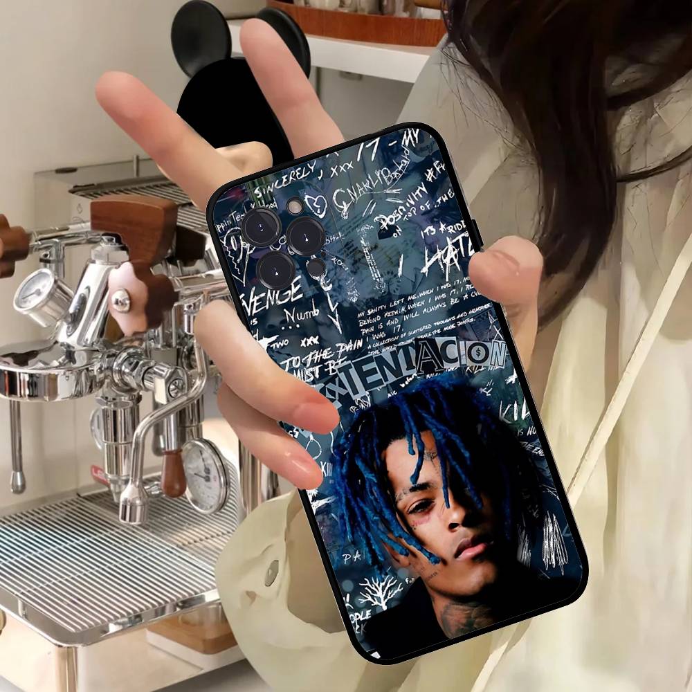 Rapper X-XXXTentacionS Phone Case For Iphone 17 Air 16 15 14 13 12 11 Pro Max 16 15 14 Plus TPU Soft Case