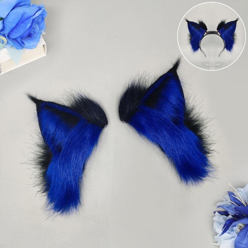 Lynx Ear Headband Sweet Girls Dynamic Ear Cosplay Beast Ears Fursuit Masquerades Halloween Cosplay Party