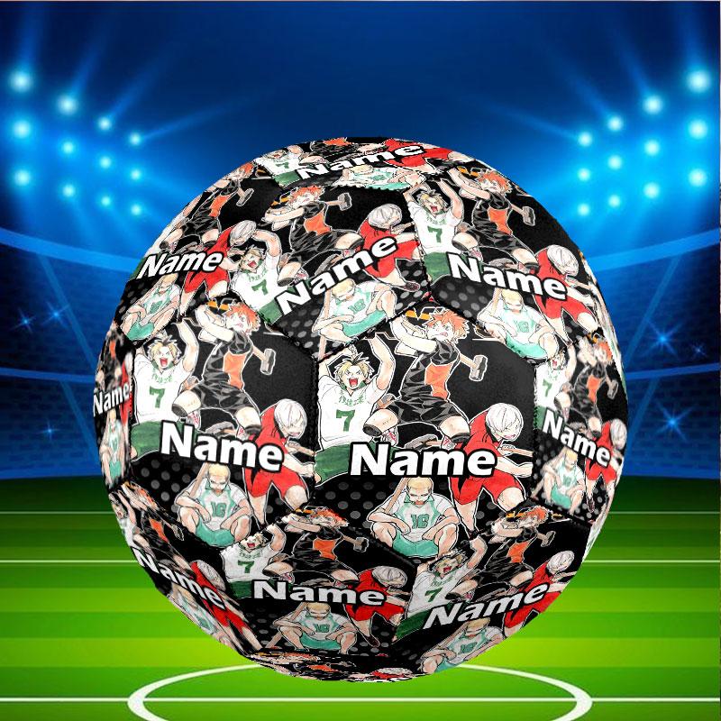 Custom Name Personalized Haikyu Print Size 5 Soccer Ball Training & Match Football, for Team, Kicking, Gift for Football Enthusiasts