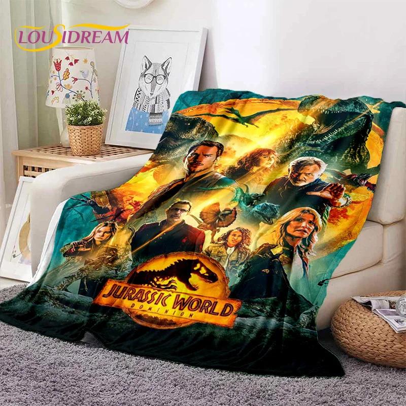 3D Cartoon Jurassic Park Dinosaur Dino Soft Flannel Blanket for Beds Bedroom Sofa Picnic,Throw Blanket for Outdoors Leisure Gift