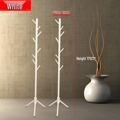 Triangle Solid Wood Coat Rack - Tree-Shaped Storage for Living Room or Bedroom, Children's Version