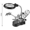 Repair Auxiliary Clamp Light, Clamp-On Soldering Magnifying Glass, With Auxiliary Soldering Iron Stand For Precision Electronics