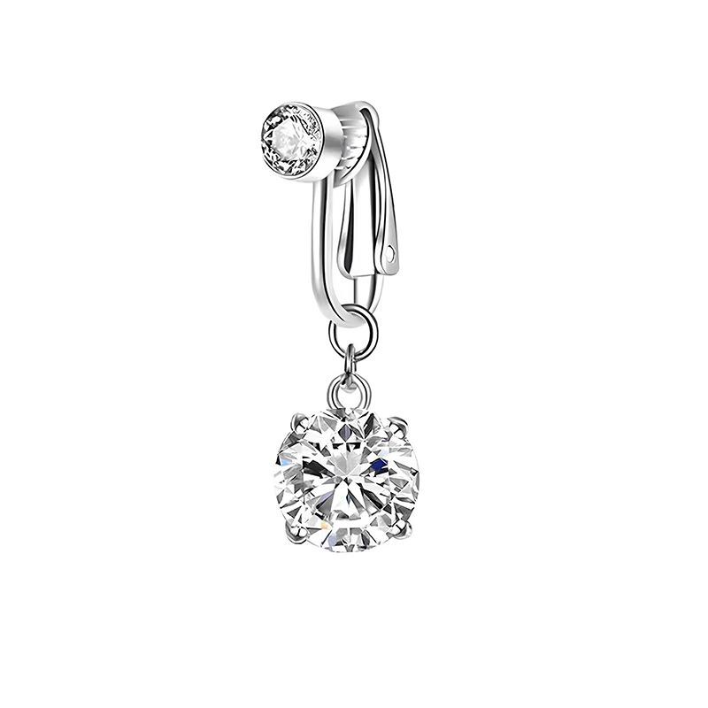 Stylish No-Clip Navel Ring and Stud Collection