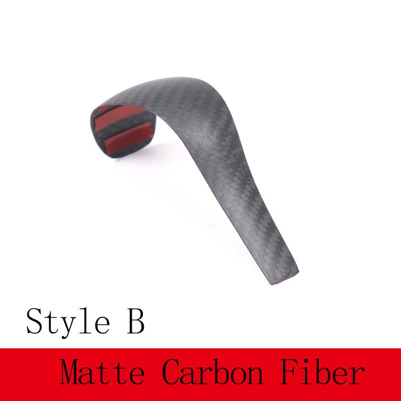 

Real Carbon Fiber For Porsche Cayenne 2011 2012 2013 2014 2015 2016 2017 Car Gear Shift Knob Trim Cover Sticker Car Accessories