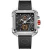 ONOLA Multifunctional Luxury Fashion Quartz Wristwatches for Men Silicone Strap Waterproof Luminous Chronograph Reloj Hombre