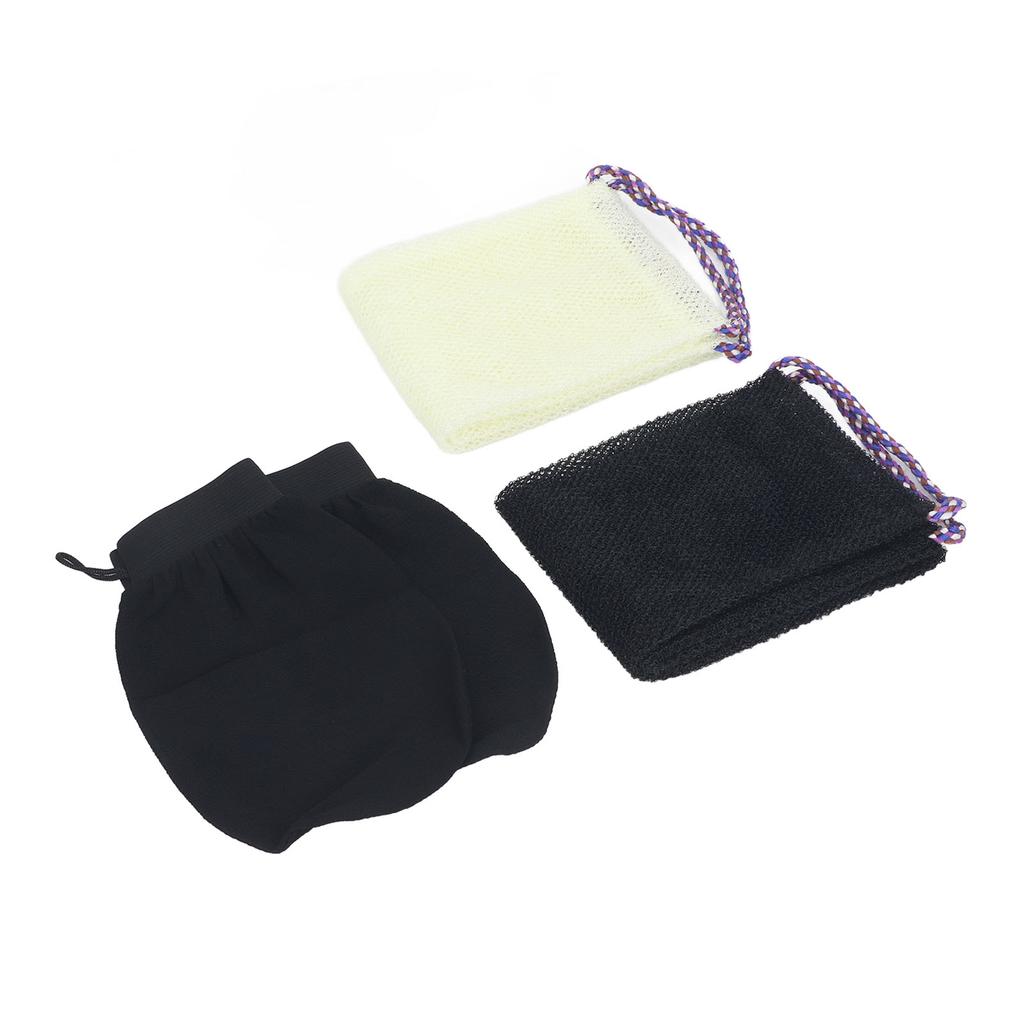 Africká síťová houba Dlouhá síťová koupelová houba Nylonová tělová exfoliační síť Drbátko na záda s koupáním