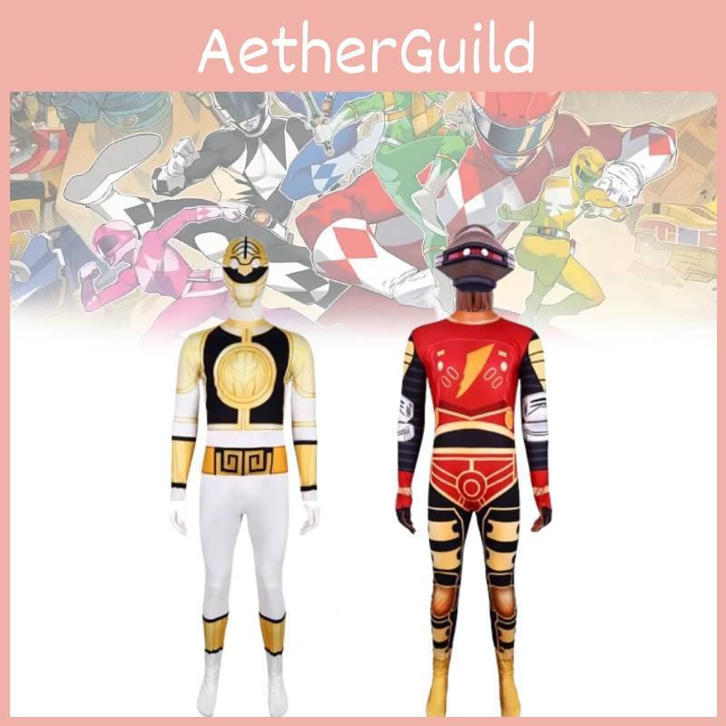 Mighty Morphin Power Rangers Dinosaur Cosplay Suit For Kids Halloween Costume Party