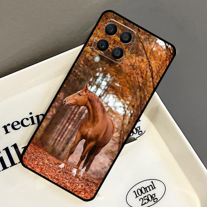 Animal Steed Horse Case For Samsung Galaxy M32 M12 M52 M15 M35 M55 M31 M56 M36 M16 M06 M13 M33 M53 M14 M34 M54