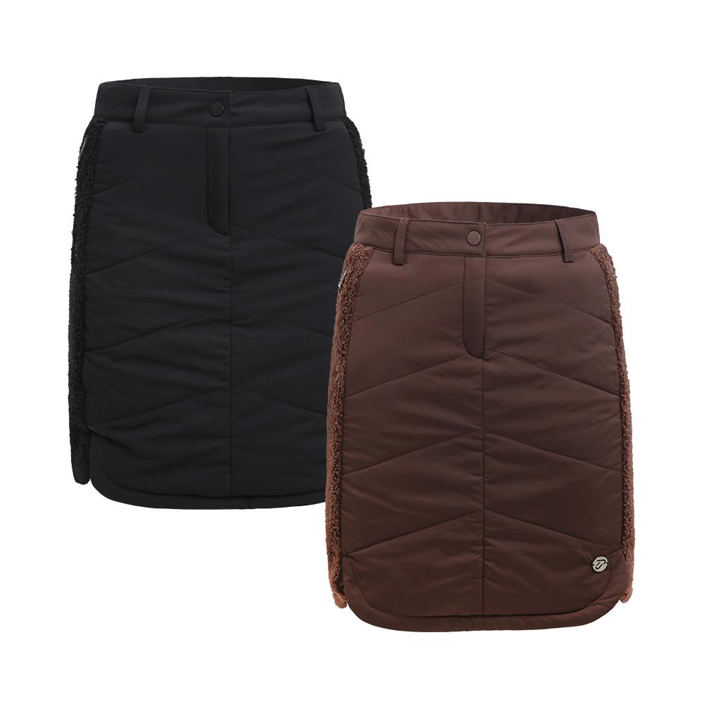 IAN POULTER DESIGN Women'S Diagonal Padded Sherpa Skirt - Ipl2Wcu295