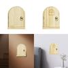 Wall Sticker, Modern Dustproof Wood Door Switch Cover for Home Cabin