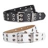 Punk Adjustable Womens Eyelet Belt Featuring Alluring Alloy Buckle For Casual Outfits