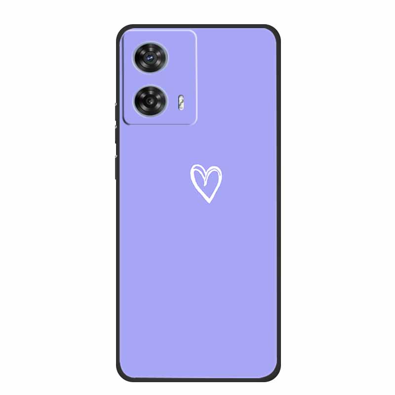 Phone Case For Moto Edge 50 Fusion Back Cover Case Shockproof Black Silicone Soft Funda For Motorola Edge 50 Fusion Case 6.7"