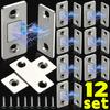 Magnetic Cabinet Catches Ultra Thin Door Strong Magnets Stopper Invisible Adhesive Drawer Magnet Lock for Kitchen Closet Closer