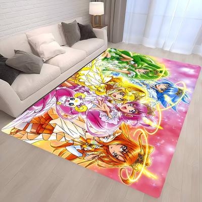 Healin Good Pretty Cure Hallway Carpet Washable Non-Slip Living Room Sofa Chairs Area Mat Kitchen Doormat Area Rug