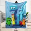 Numberblocks Blanket Ultrasoft Perfect For Picnics Bedding Bed Allseason Use Warmthful Decor Ideal Gift For Friends Family Couples Picnic