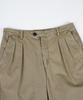 BIRBANTE Garment-Washed Twill Double-Pleat Chino Pants - Beige