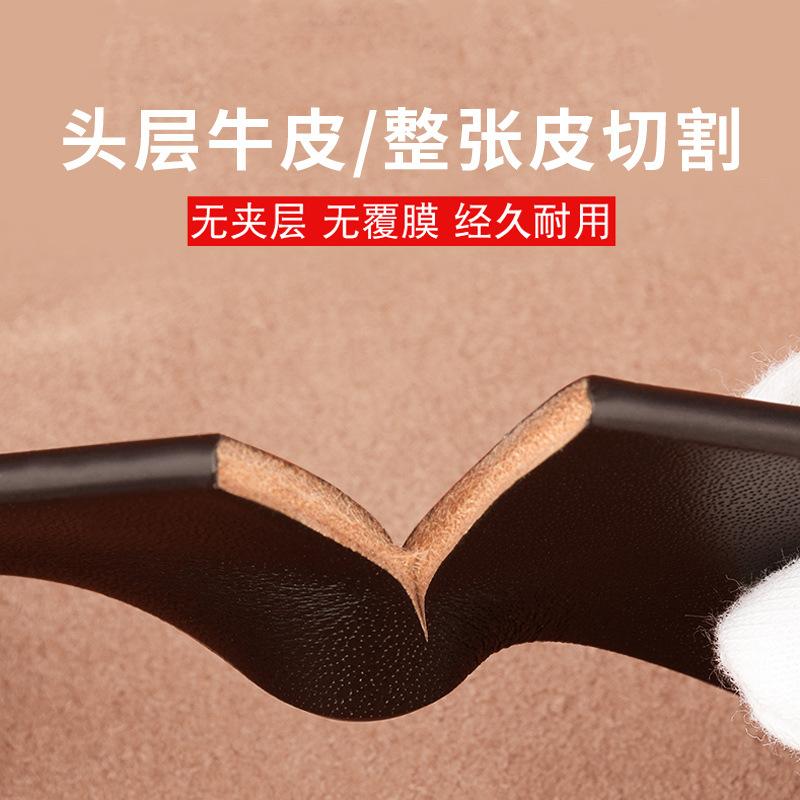 Men'S Belt First Layer Cowhide Copper Buckle Leather Belt Middle-Aged And Young Leisure Simple Pin Buckle Business Jeans Belt