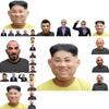 Kim Un Jong Trump Menselijk Gezicht Masker Latex Halloween Feest Masker Kostuum Verkleed