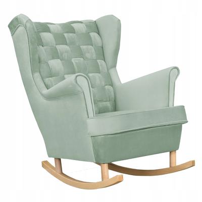 Carol Rocking Chair, Scandinavian,, Light Mint