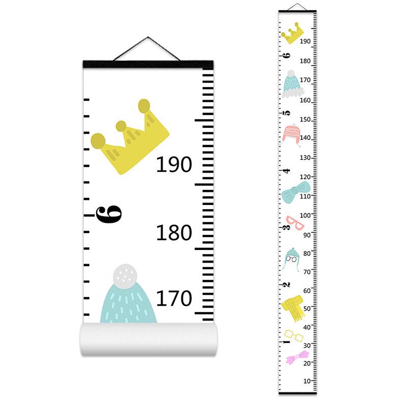 Nordic Style Children's Height Chart - Decorative Wall Hanging Measuring Sticker