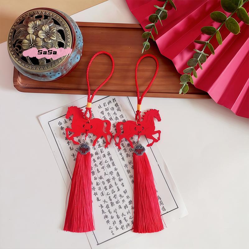 S-1Pc 2026 Year Of The Horse Zodiac Pendant Wall Hanging Ornament New Year Lucky Decoration For Home Festival Gift