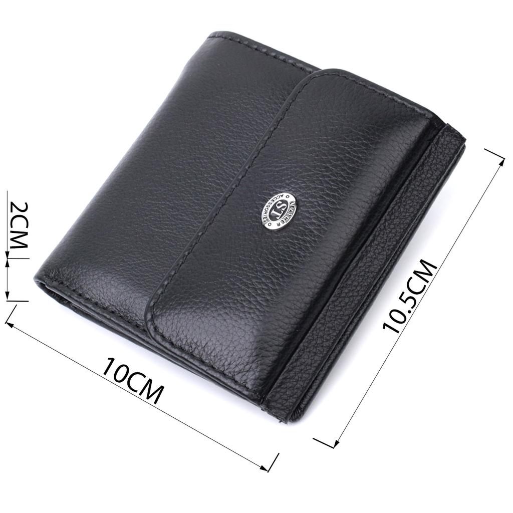 Women's Original Purse Made of Genuine Leather ST Leather 22724 Black