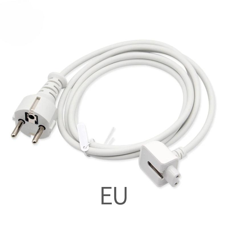 New 1.8M AC Power Adapter EU Europe US Plug Extension Cable for Mac MacBook Pro Air Laptop for IPAD IPHONE Charger Cord Type
