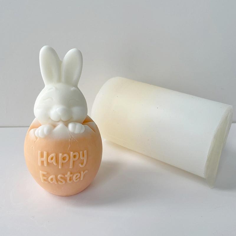Ostereier Silikonform Kerzenform Antihaft Leicht zu entformen zum Herstellen von Kerzen Seife Osterparty Dekoration Gips Basteln