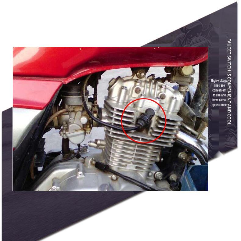 Japanese MSD High Voltage Off-Road Spark Plug Cap and Ignition Line for Motorcycles