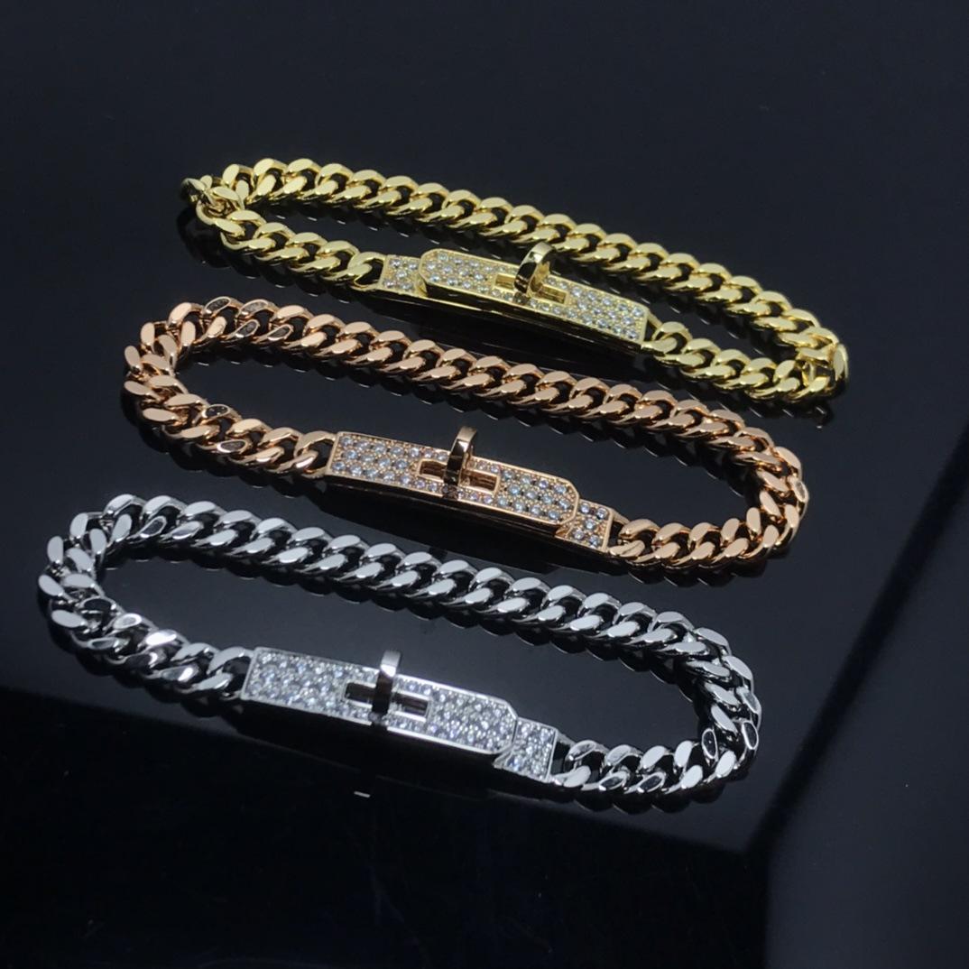 

Kelly Half-Diamond Temperament Bracelet in 18K Rose Gold