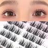 Camellia Series Large Capacity Eyelash Book Manga False Eyelashes Natural Long Curled Thin Stem Segmented False Eyelashes