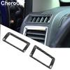 Carbon Fiber Center Console Side Air Vent Outlet Decor for Dodge Ram 1500 10-17