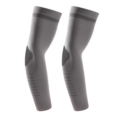 1 Paar Unisex UV-Schutz Armkühlärmel Eis Seide Armabdeckung Ärmel für Outdoor Radfahren Angeln Wandern Grau Kostenlos