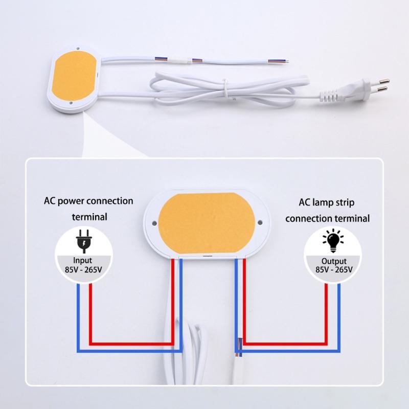 Berührungsinduktionsschalter Moderne dimmbare Touch-Dimmer Holzmöbel Berührungssensorschalter Einfache Installation