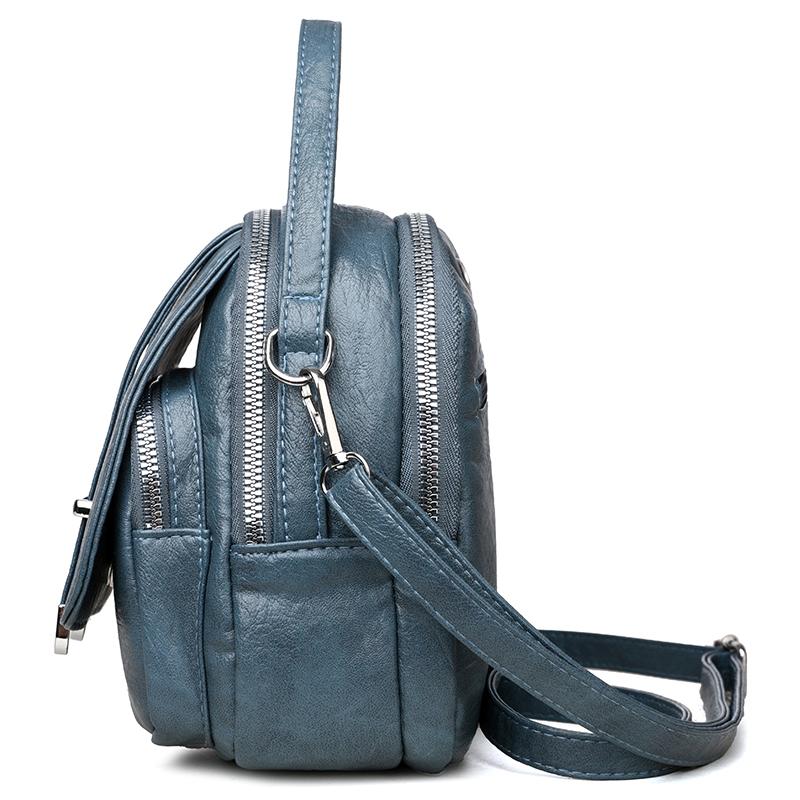 Fashion Solid Color PU Women's Crossbody Bag  New Versatile Commuting Bag Casual Handbag